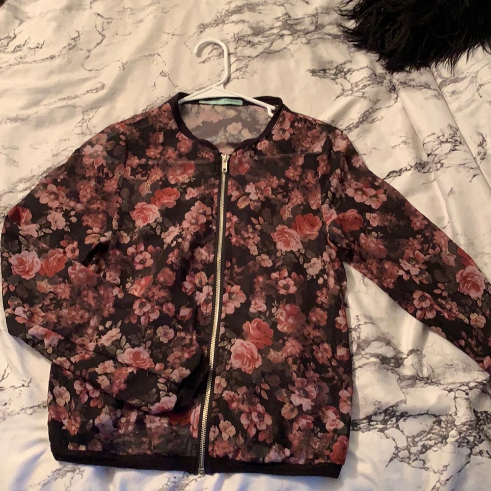 XS Maurices floral jacket